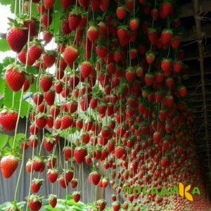 Клубника ампельная Анастасия купить по цене от 370р. в интернет-магазине «Посадика» с доставкой почтой в в Калтане и по всей России – [изображение №1].